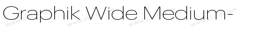 Graphik Wide Medium字体转换